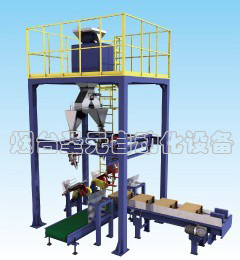 重力雙嘴閥口袋包裝機(jī)(圖1) 重力雙嘴閥口袋包裝機(jī)圖